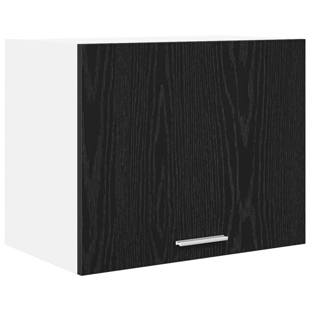 vidaXL Hängeschrank 2 pcs Schwarze Eiche und Weiß 50 x 31 x 40 cm