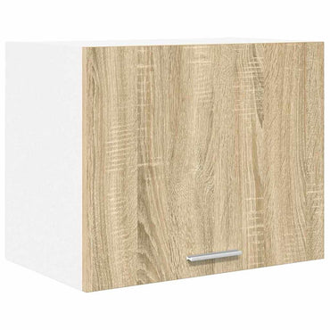 vidaXL Hängeschrank mit Speicher Sonoma-Eiche und Weiß 50 x 31 x 40 cm