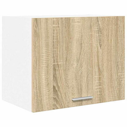 vidaXL Hängeschrank 2 pcs Sonoma-Eiche und Weiß 50 x 31 x 40 cm