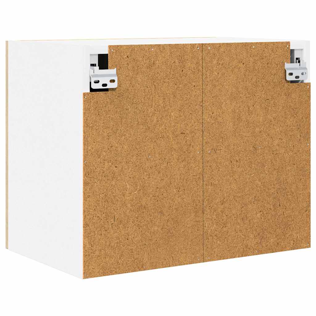 vidaXL Hängeschrank 2 pcs Sonoma-Eiche und Weiß 50 x 31 x 40 cm