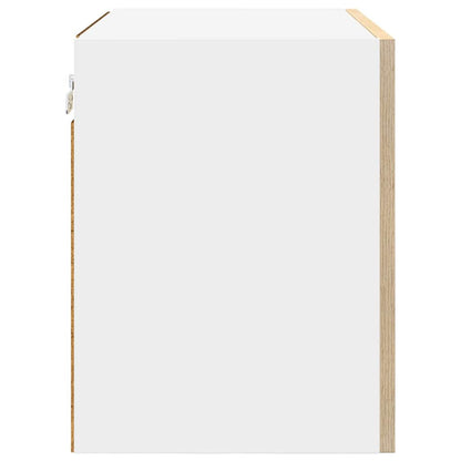 vidaXL Hängeschrank 2 pcs Sonoma-Eiche und Weiß 50 x 31 x 40 cm
