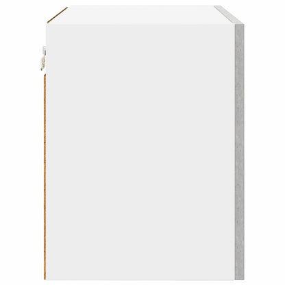 vidaXL Hängeschrank Betongrau und Weiß 50 x 31 x 40 cm Holzwerkstoff