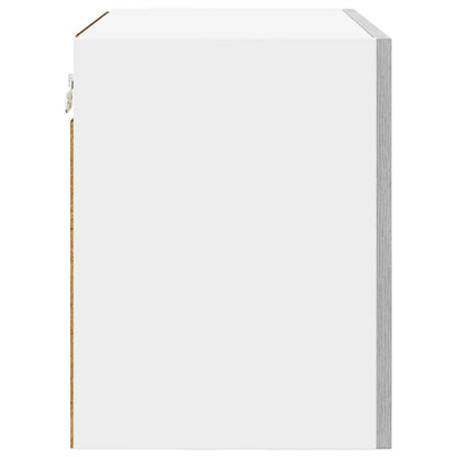 vidaXL Hängeschrank Grau Sonoma und Weiß 50 x 31 x 40 cm Holzwerkstoff