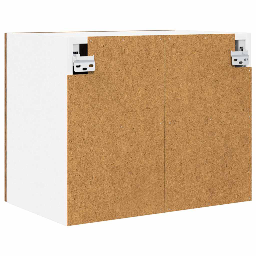 vidaXL Hängeschrank mit Tür 2 pcs Altes Holz und Weiß 50 x 31 x 40 cm