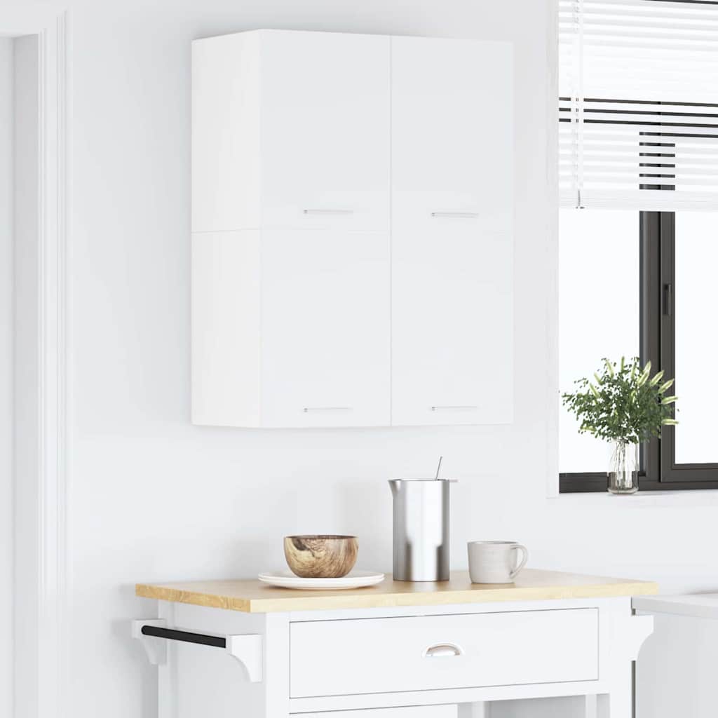 vidaXL Hängeschrank mit Speicher Weiß 60 x 31 x 40 cm Holzwerkstoff