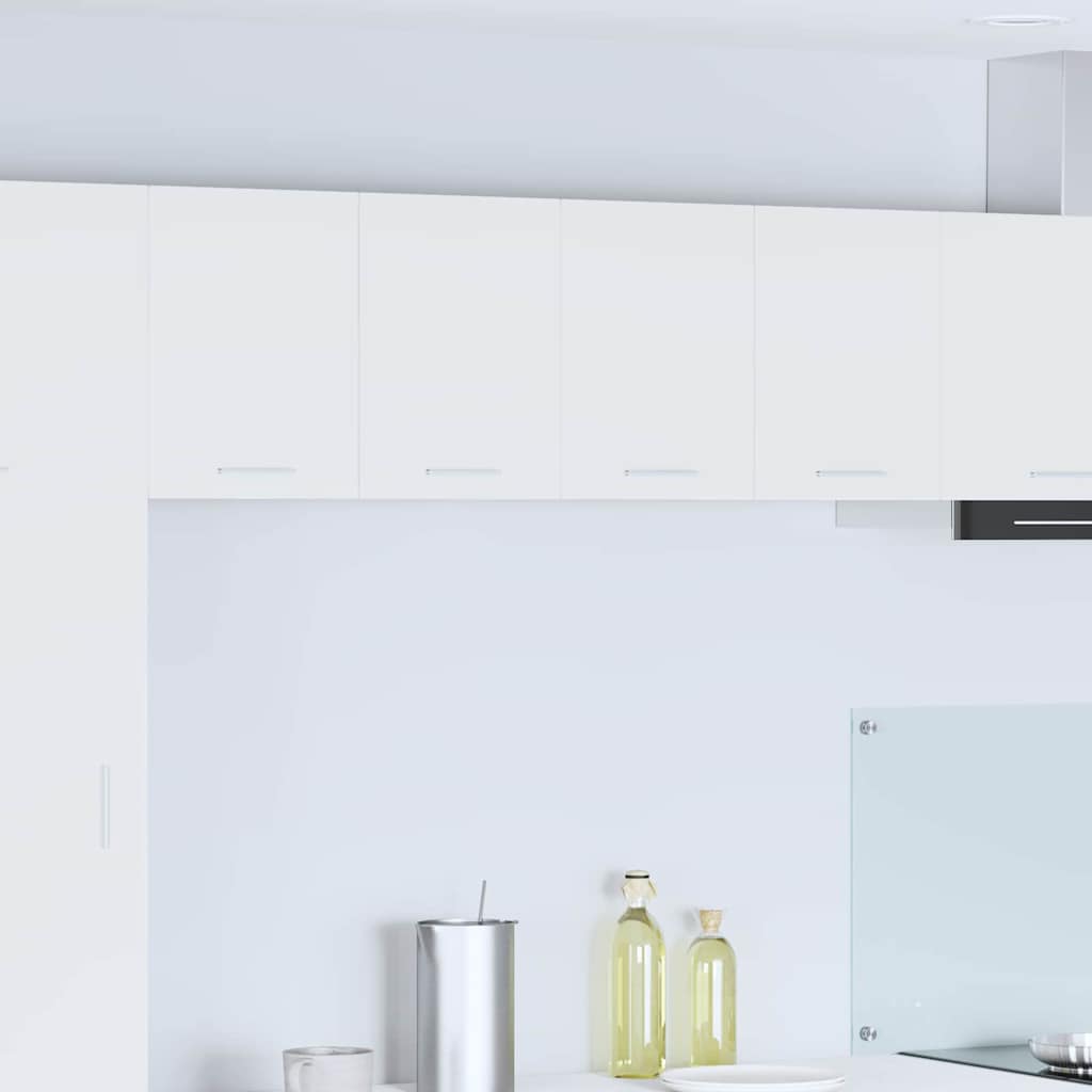 Hängeschrank mit Tür 2 pcs Weiß 60 x 31 x 40 cm Holzwerkstoff