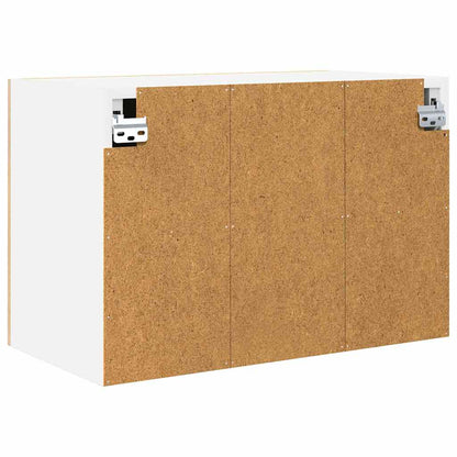 vidaXL Hängeschrank 2 pcs Sonoma-Eiche und Weiß 60 x 31 x 40 cm