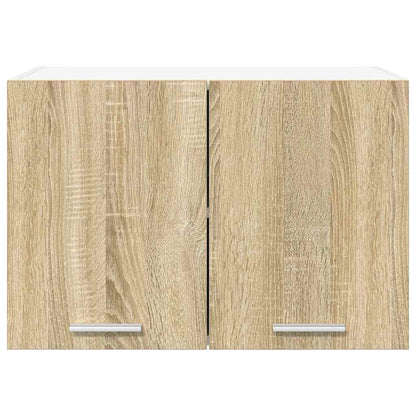 vidaXL Hängeschrank 2 pcs Sonoma-Eiche und Weiß 60 x 31 x 40 cm