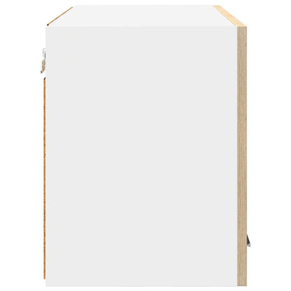 vidaXL Hängeschrank 2 pcs Sonoma-Eiche und Weiß 60 x 31 x 40 cm