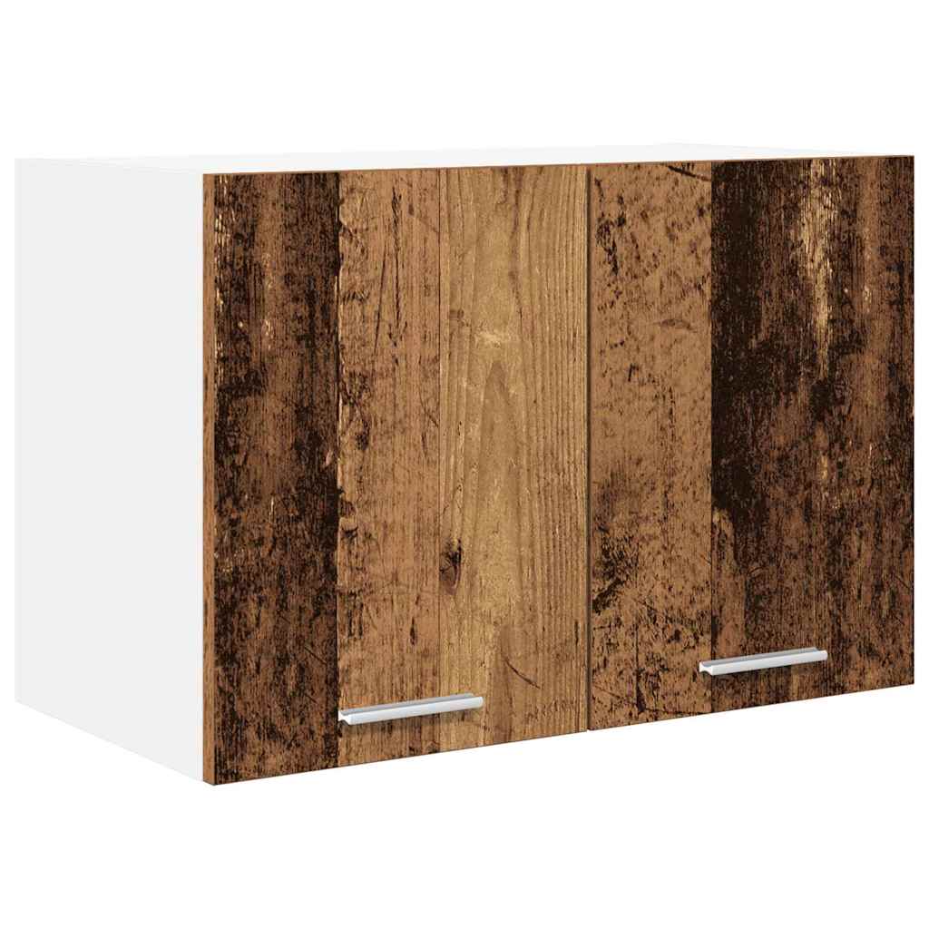 vidaXL Hängeschrank Altes Holz und Weiß 60 x 31 x 40 cm Holzwerkstoff