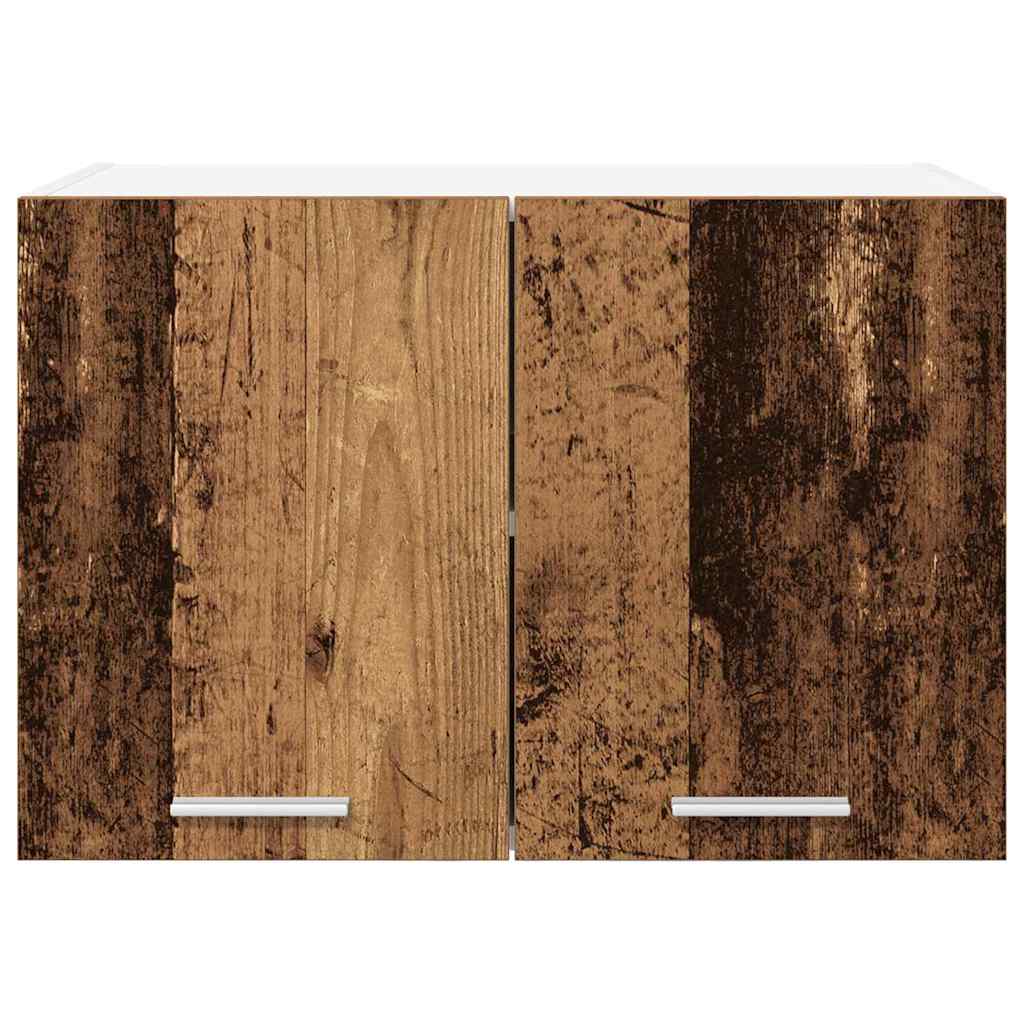vidaXL Hängeschrank Altes Holz und Weiß 60 x 31 x 40 cm Holzwerkstoff