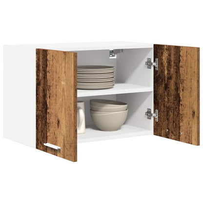 vidaXL Hängeschrank Altes Holz und Weiß 60 x 31 x 40 cm Holzwerkstoff