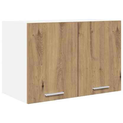 vidaXL Hängeschrank 2 pcs Artisan-Eiche und Weiß 60 x 31 x 40 cm