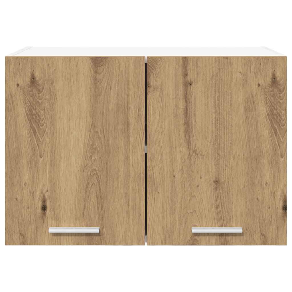 vidaXL Hängeschrank 2 pcs Artisan-Eiche und Weiß 60 x 31 x 40 cm