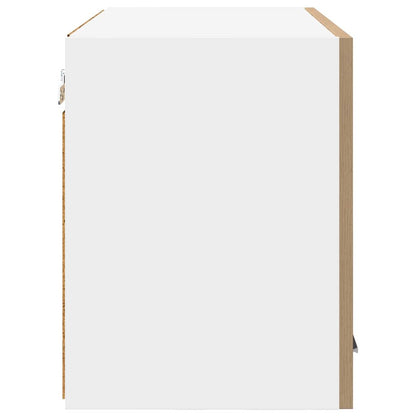 vidaXL Hängeschrank 2 pcs Artisan-Eiche und Weiß 60 x 31 x 40 cm