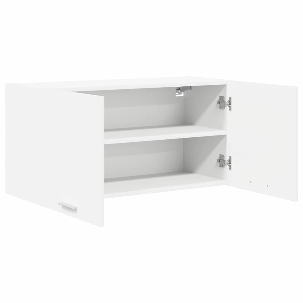 vidaXL Hängeschrank mit Speicher Weiß 80 x 31 x 40 cm Holzwerkstoff