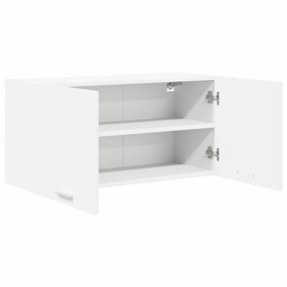 vidaXL Hängeschrank mit Speicher Weiß 80 x 31 x 40 cm Holzwerkstoff
