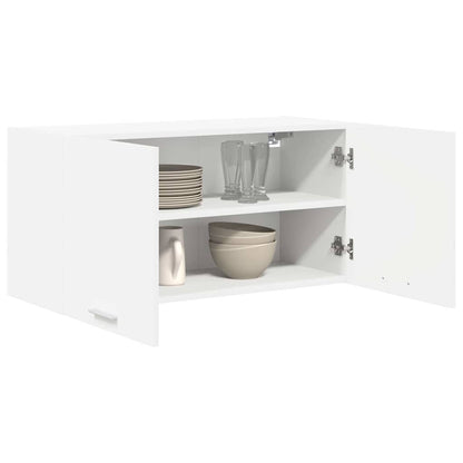 vidaXL Hängeschrank mit Speicher Weiß 80 x 31 x 40 cm Holzwerkstoff