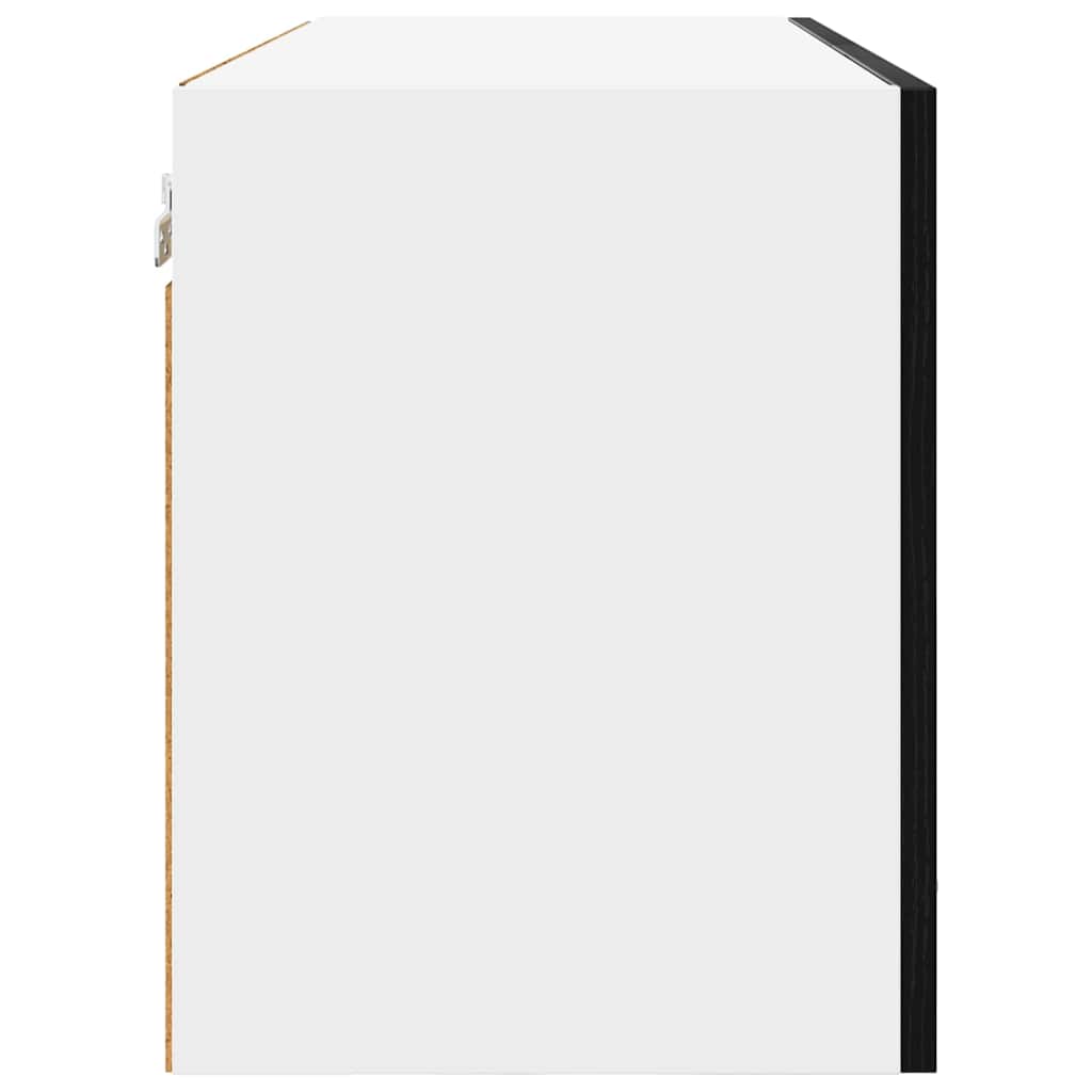 vidaXL Hängeschrank Schwarz Eichen-Optik 80 x 31 x 40 cm Holzwerkstoff