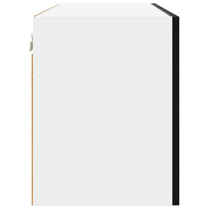vidaXL Hängeschrank Schwarz Eichen-Optik 80 x 31 x 40 cm Holzwerkstoff