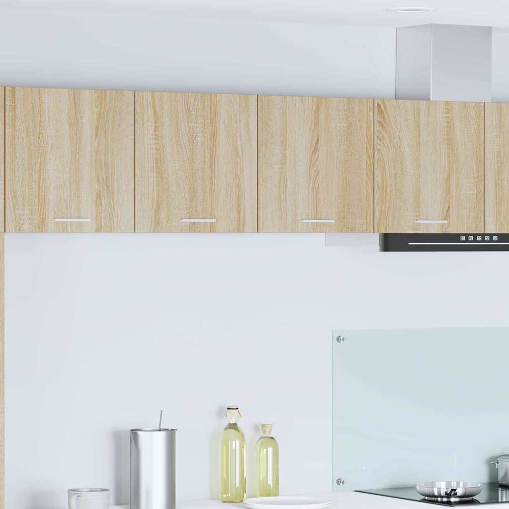 Hängeschrank mit Tür Sonoma-Eiche 80 x 31 x 40 cm Holzwerkstoff