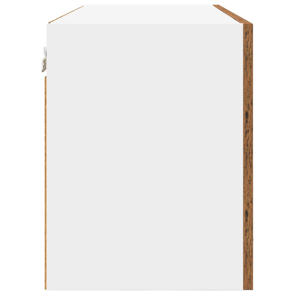 vidaXL Hängeschrank mit Speicher Altholz 80 x 31 x 40 cm Holzwerkstoff