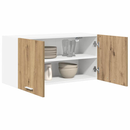 vidaXL Hängeschrank Artisan-Eiche 80 x 31 x 40 cm Holzwerkstoff