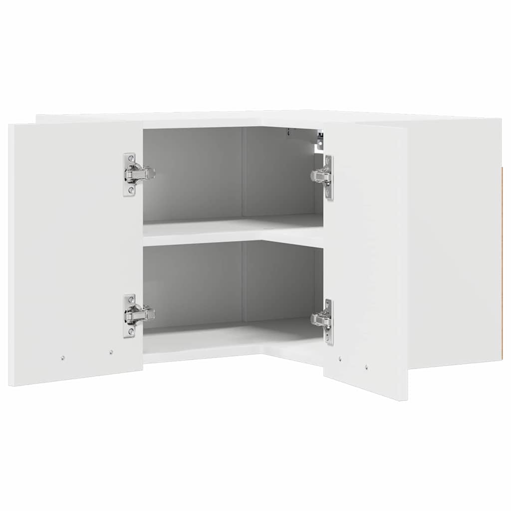 vidaXL Hängeschrank mit Speicher Weiß 57 x 57 x 40 cm Holzwerkstoff