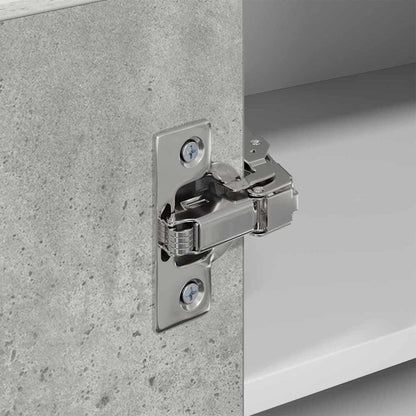 vidaXL Hängeschrank Betongrau und Weiß 57 x 57 x 40 cm Holzwerkstoff