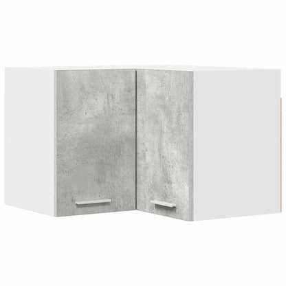 vidaXL Hängeschrank Betongrau und Weiß 57 x 57 x 40 cm Holzwerkstoff