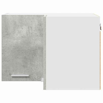 vidaXL Hängeschrank Betongrau und Weiß 57 x 57 x 40 cm Holzwerkstoff