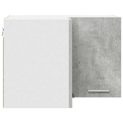 vidaXL Hängeschrank Betongrau und Weiß 57 x 57 x 40 cm Holzwerkstoff
