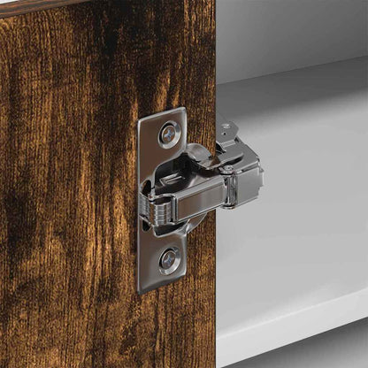 Hängeschrank Geräucherte Eiche und Weiß 57 x 57 x 40 cm