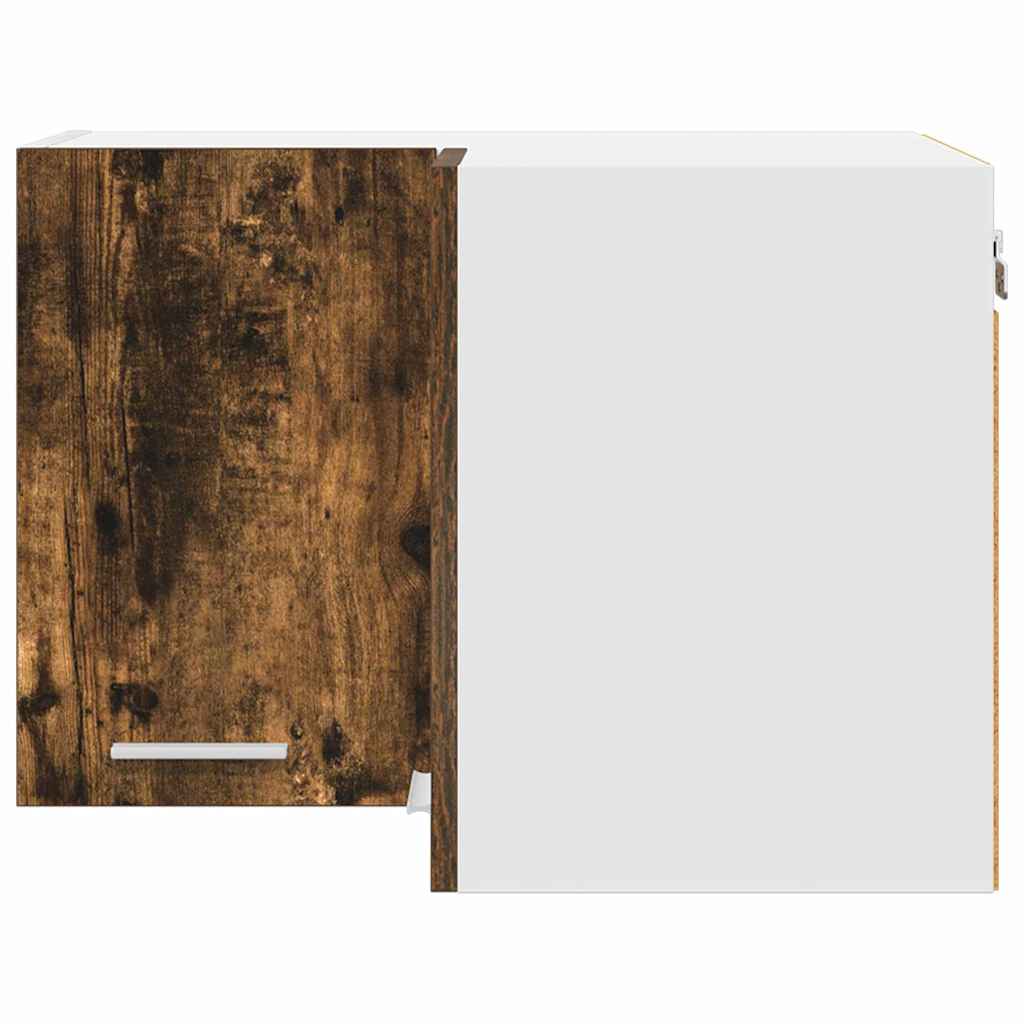 Hängeschrank Geräucherte Eiche und Weiß 57 x 57 x 40 cm