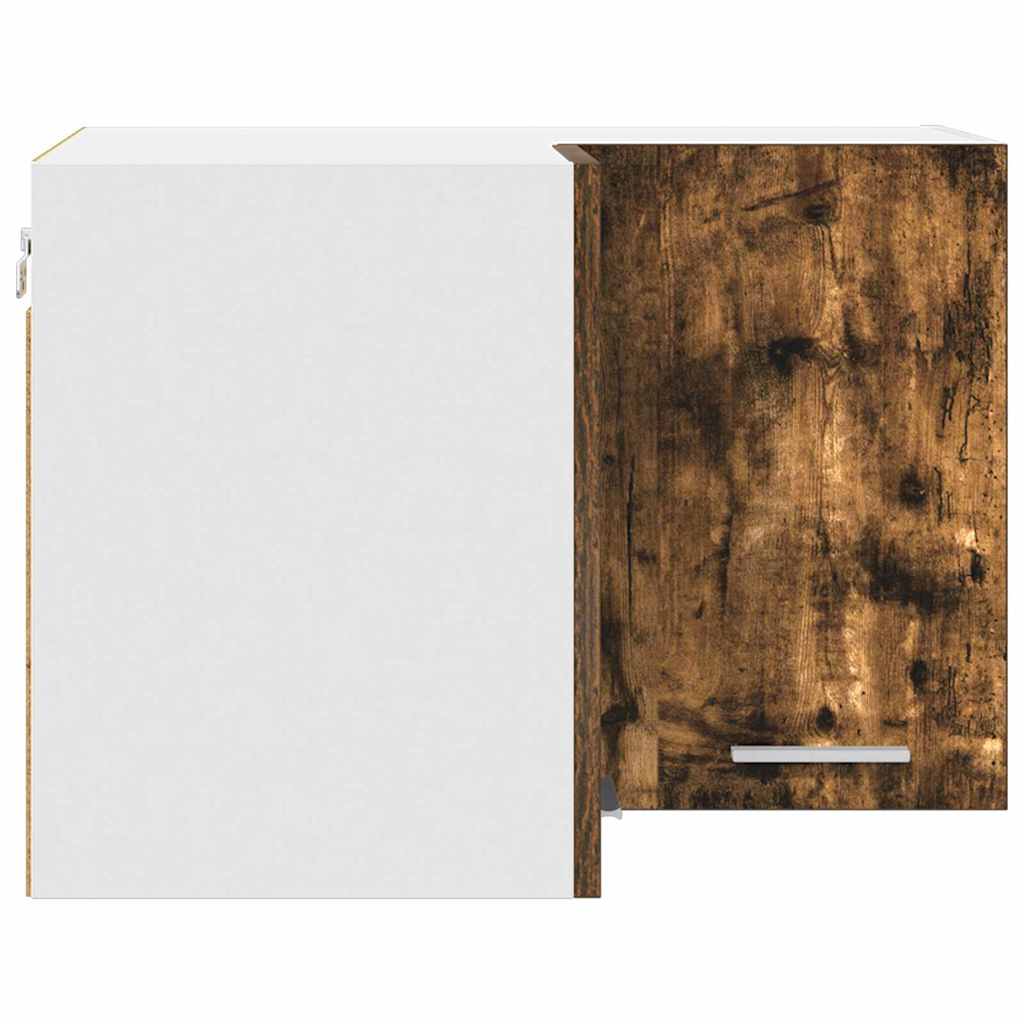 Hängeschrank Geräucherte Eiche und Weiß 57 x 57 x 40 cm