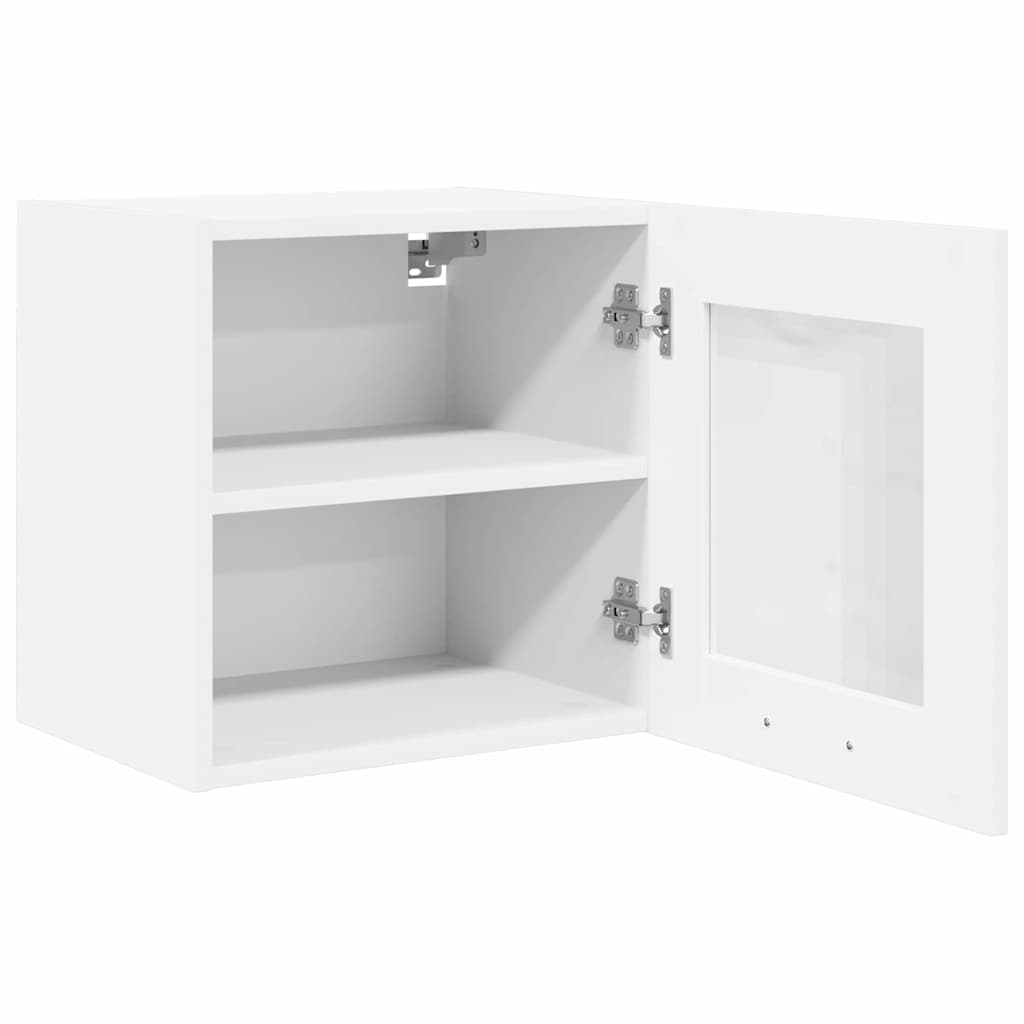 vidaXL Hängeschrank mit Tür 2 pcs Weiß 40 x 31 x 40 cm Holzwerkstoff
