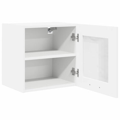 vidaXL Hängeschrank mit Tür 2 pcs Weiß 40 x 31 x 40 cm Holzwerkstoff