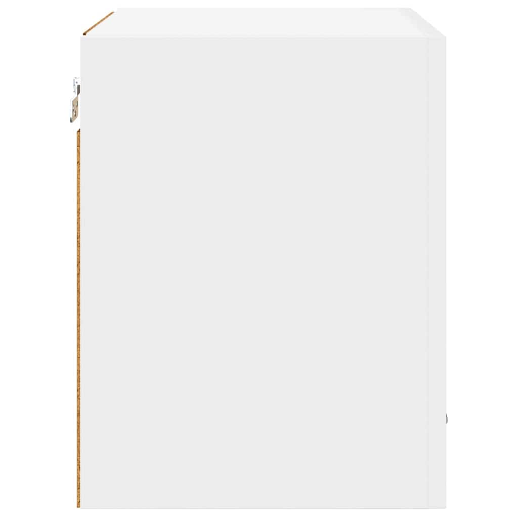 vidaXL Hängeschrank mit Tür 2 pcs Weiß 40 x 31 x 40 cm Holzwerkstoff
