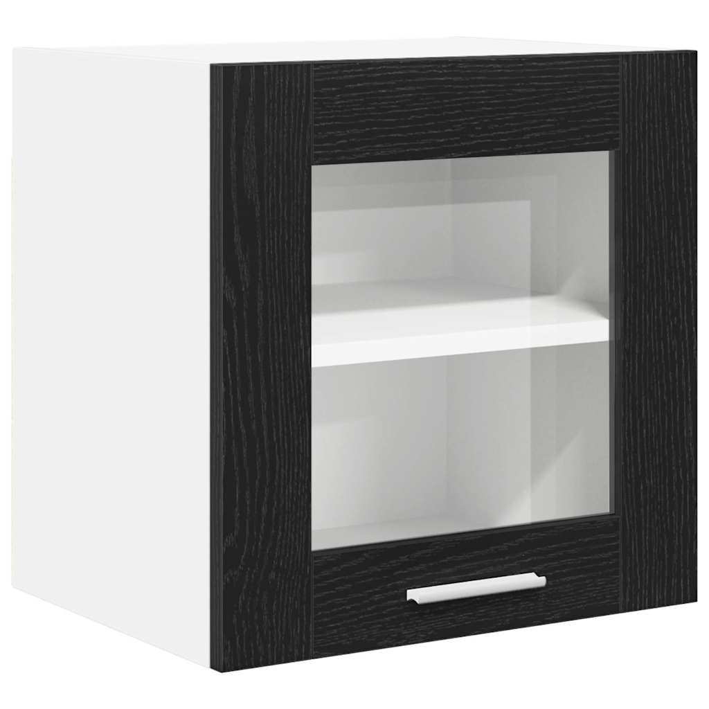 vidaXL Hängeschrank Schwarz Eichen-Optik 40 x 31 x 40 cm Holzwerkstoff