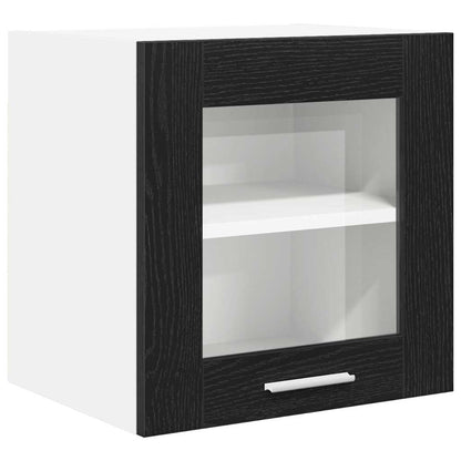 vidaXL Hängeschrank Schwarz Eichen-Optik 40 x 31 x 40 cm Holzwerkstoff