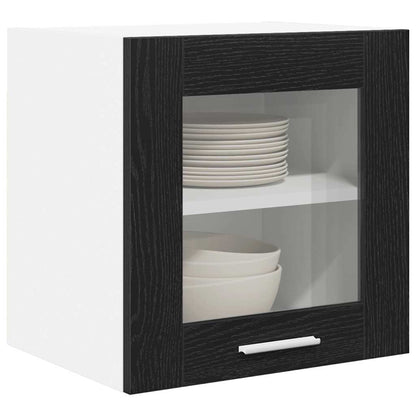 vidaXL Hängeschrank Schwarz Eichen-Optik 40 x 31 x 40 cm Holzwerkstoff