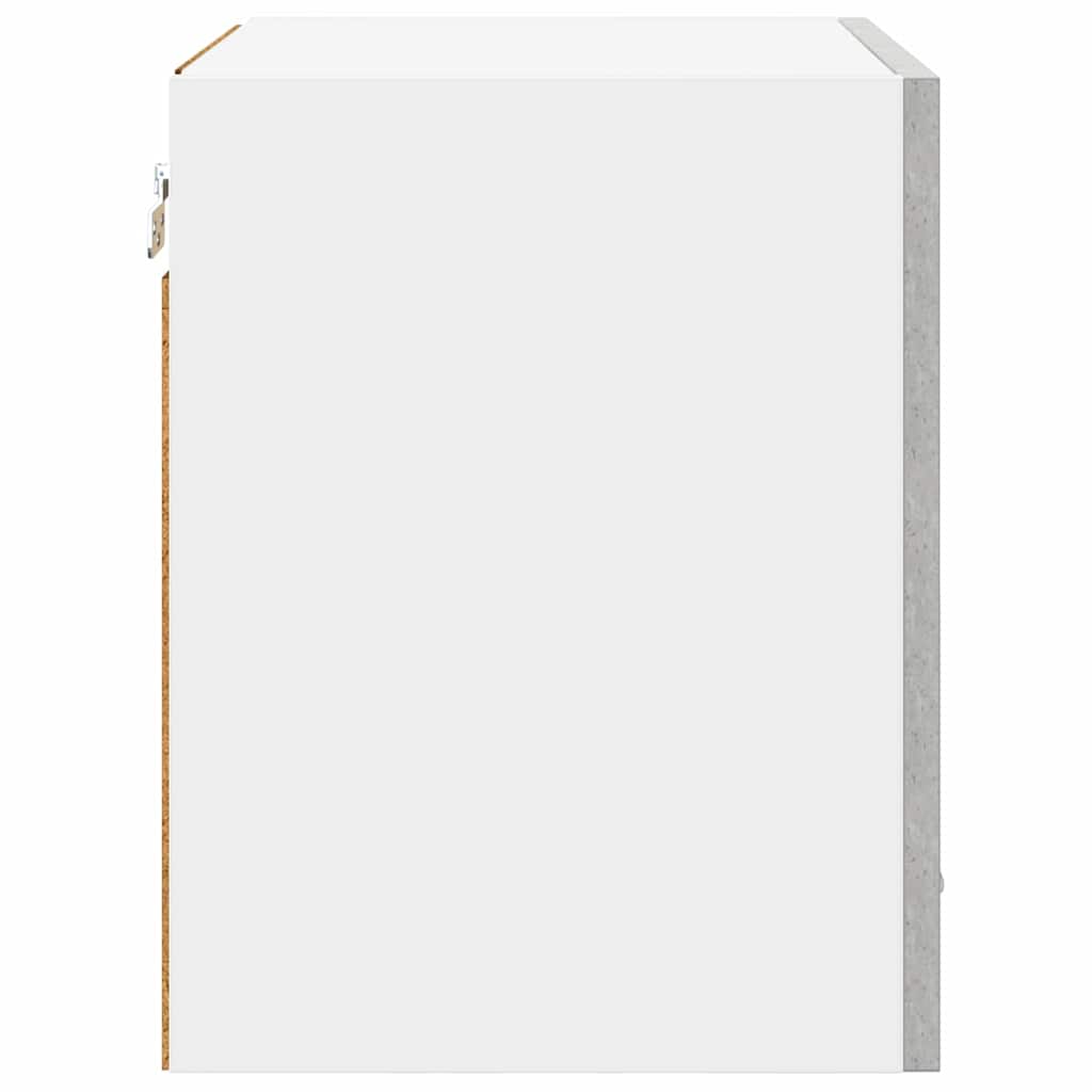 vidaXL Hängeschrank mit Speicher Riga 2 pcs Beton Grau 40 x 31 x 40 cm
