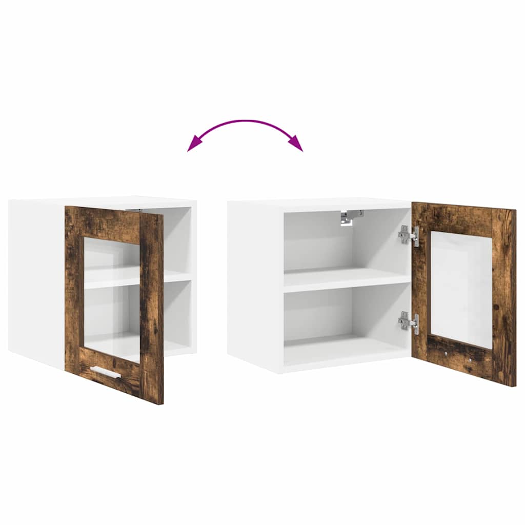 vidaXL Hängeschrank Geräucherte Eiche 40 x 31 x 40 cm Holzwerkstoff