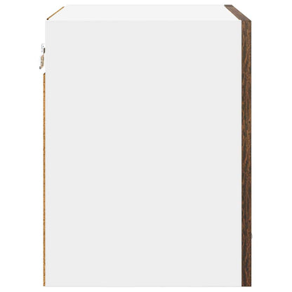 Hängeschrank mit Tür 2 pcs Geräucherte Eiche 40 x 31 x 40 cm