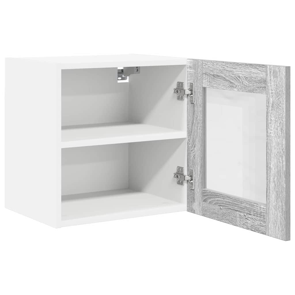 Hängeschrank 2 pcs Graues Sonoma 40 x 31 x 40 cm Holzwerkstoff