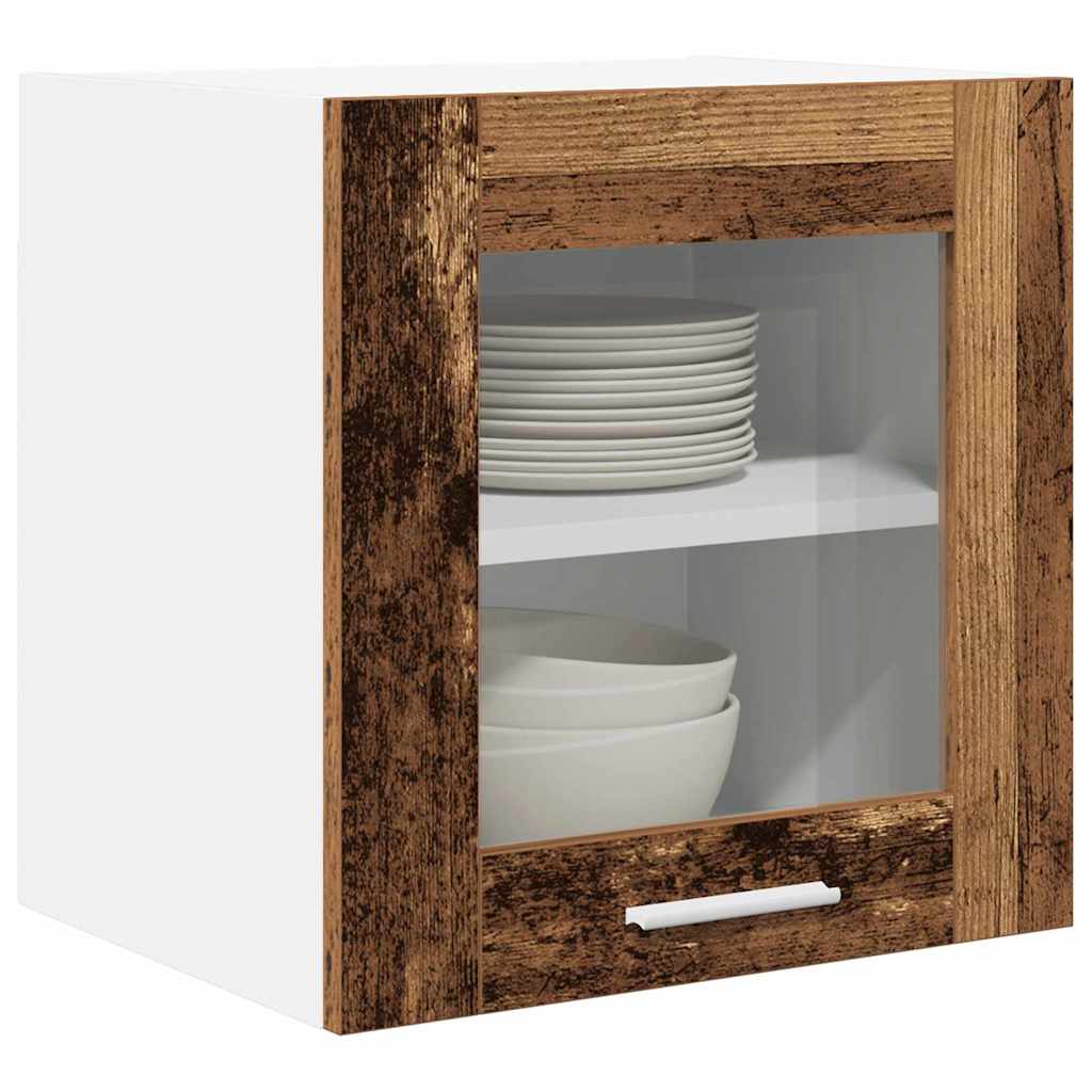 Hängeschrank mit Speicher Altholz 40 x 31 x 40 cm Holzwerkstoff