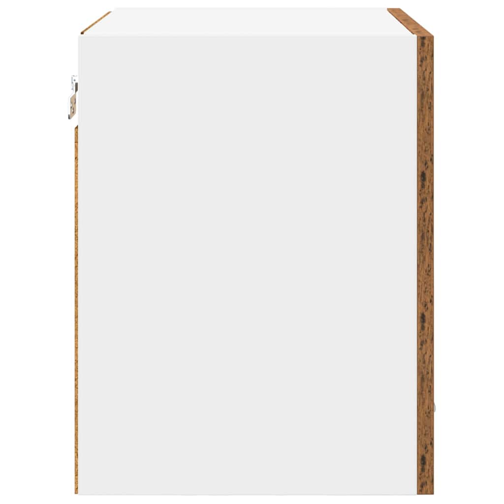 Hängeschrank mit Speicher Altholz 40 x 31 x 40 cm Holzwerkstoff