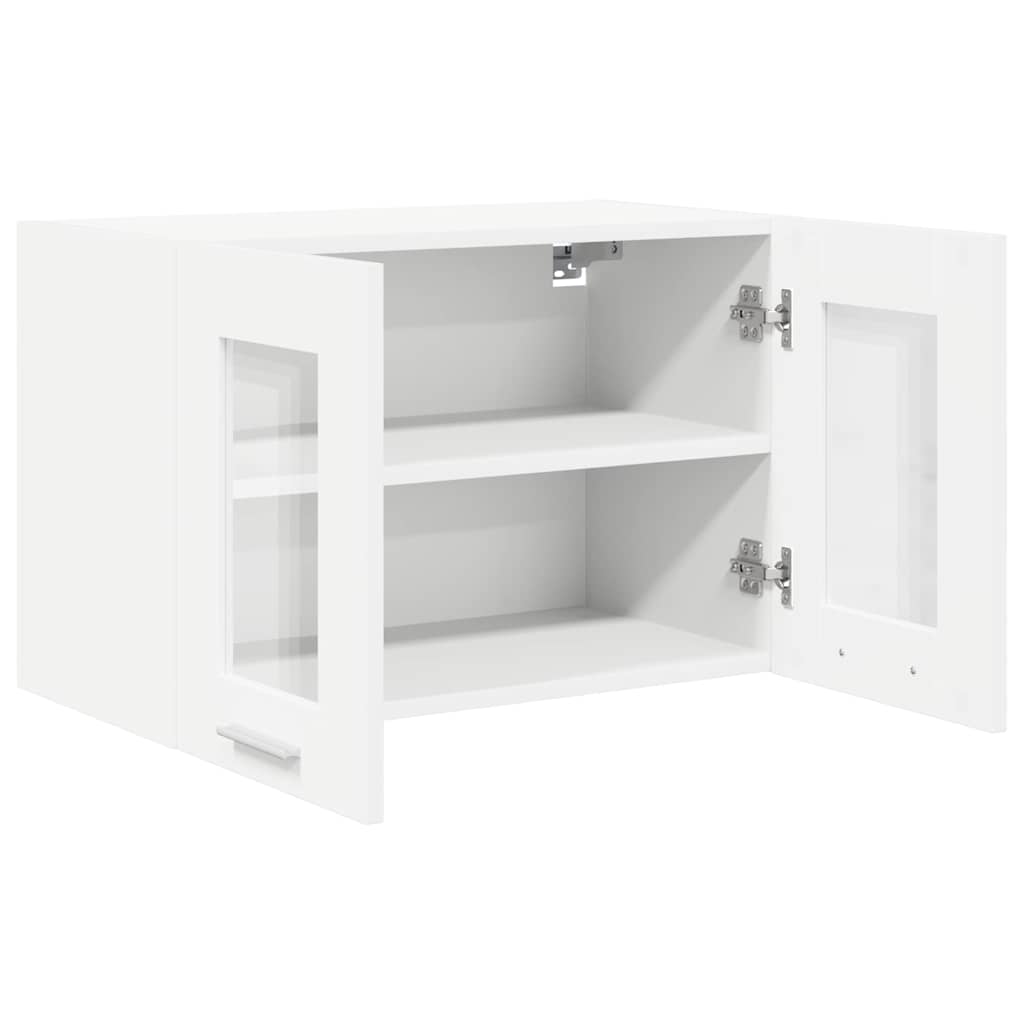 vidaXL Hängeschrank mit Tür 2 pcs Weiß 60 x 31 x 40 cm Holzwerkstoff