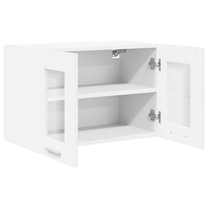 vidaXL Hängeschrank mit Tür 2 pcs Weiß 60 x 31 x 40 cm Holzwerkstoff