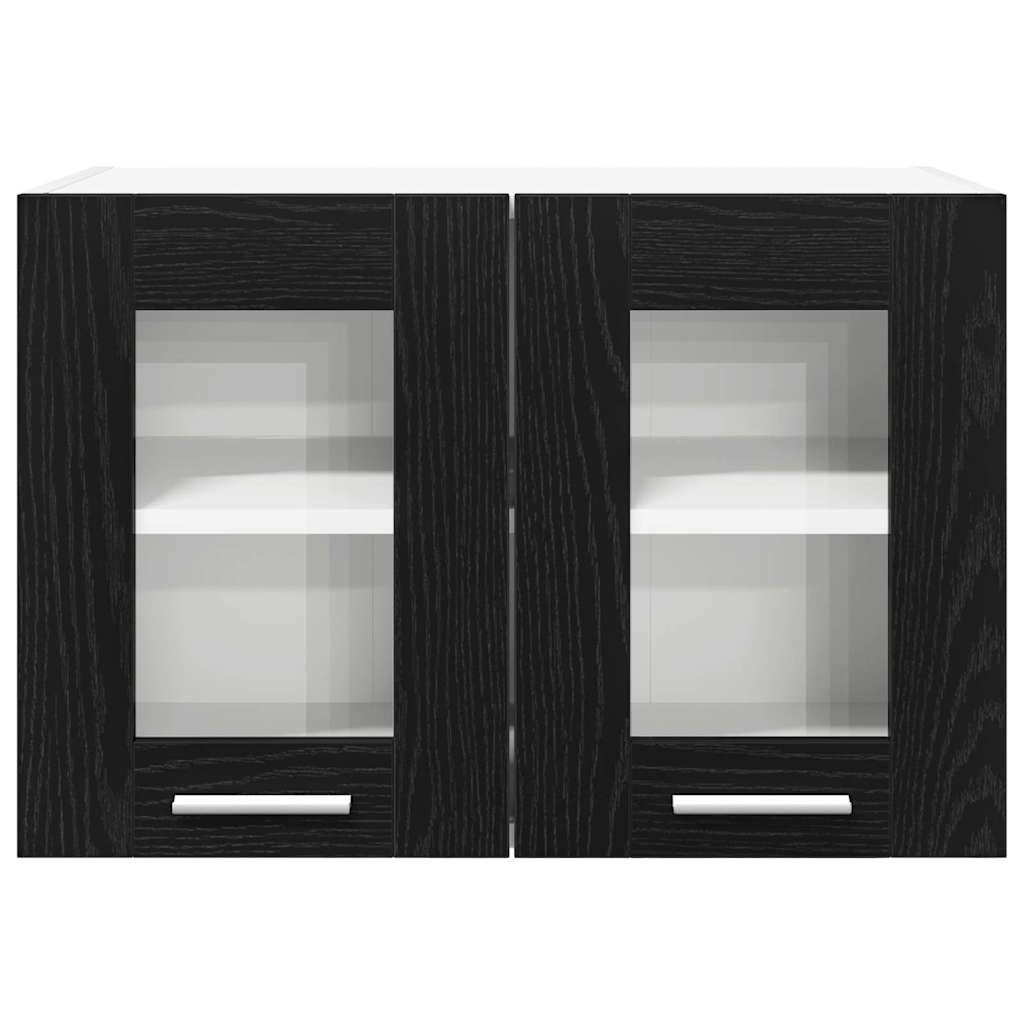 vidaXL Hängeschrank Schwarz Eichen-Optik 60 x 31 x 40 cm Holzwerkstoff